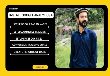 I will setup google analytics 4 with google tag manager