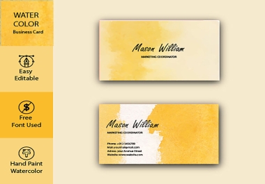 I will design a professional business card with 3 concepts