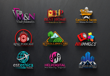 I will do unique and modern business logo design