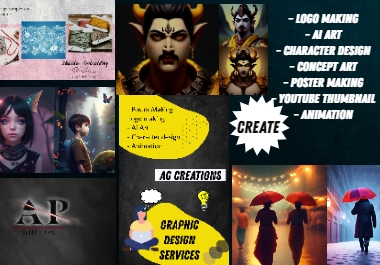 Create realistic and anime characters using ai and photoshop.