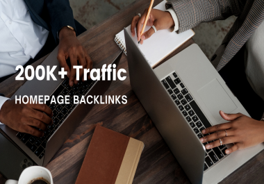 I Will Give Homepage Backlink from 200K+ Traffic Website