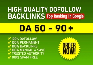 200 High Quality Domain Authority SEO Dofollow Backlinks Link Building