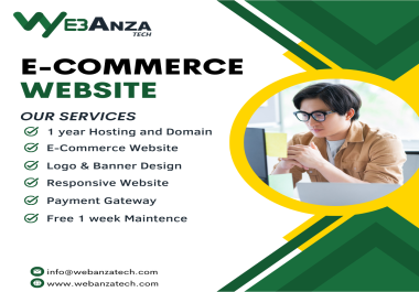 Get your Powerful and Responsive E-commerce Website