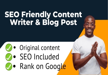 I will write 10 x 1000 an amazing SEO optimized blog post or article