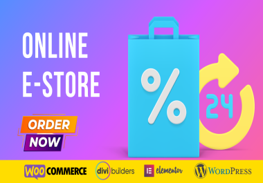 I will create ecommerce website,  online store and fix all issues