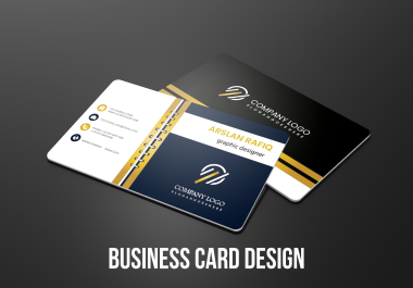 I will design Horizontal and vertical Business card with resizable price