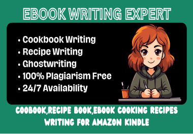 coobook, recipe book, ebook cooking recipes writing for amazon kindle