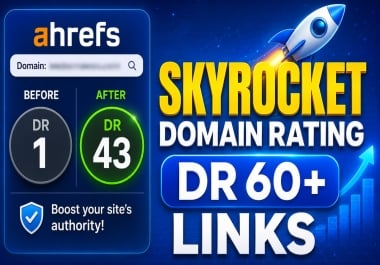 Increase Website Ranking fast guarantee high authority Backlinks