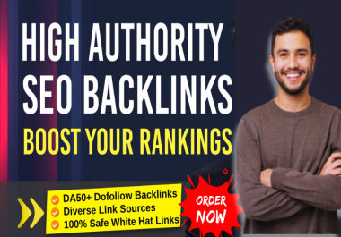 DO SEO backlinks high domain authority off page link building service
