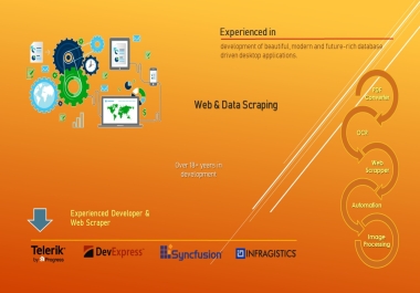 I will scrape data from any web site
