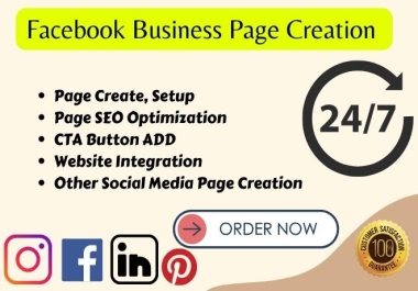 I will design and customize business page,  all social media page