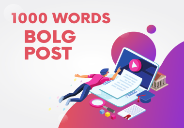1000-word blog post that is interesting for your website or blog