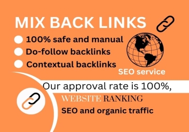 I will do 100 SEO mixed backlinks on high-PR sites