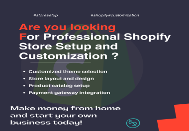 professional shopify store creation