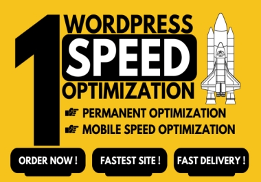 Increase wordpress website page speed and improve performance load faster