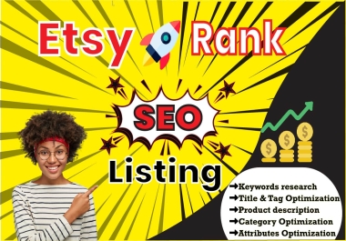 Etsy SEO Listing Optimization for higher ranking