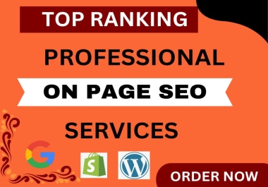 I will complete website optimize on page and technical SEO service