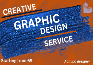 I will do any graphic design work expert graphic designer