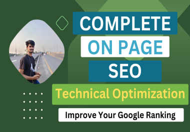 Complete On-Page SEO Services & Technical Optimization