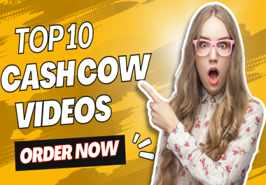 I will do top 10 cash cow youtube videos with famous artist voice