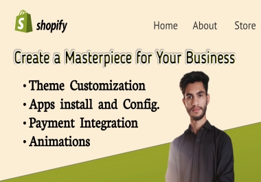 Build you Shopify dropshipping store,  design or Redesign store