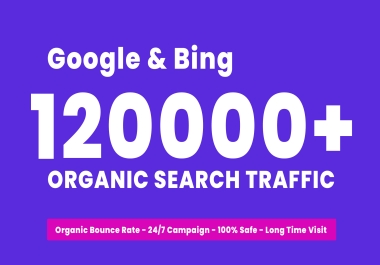I will increase seo quality organic website traffic with keywords