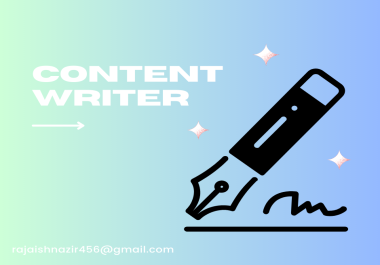 I will your content writer article writer and blog writer