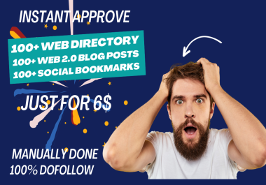 Get Instant Approved 300+ Dofollow backlinks