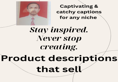 I will write powerful product descriptions for your brand.