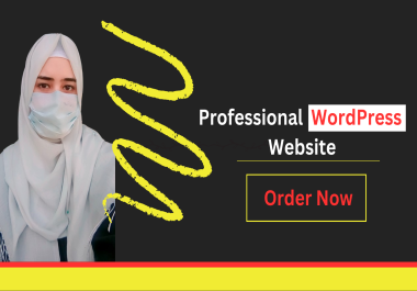 I will build modern professional wordpress website design