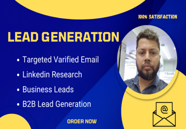 I will do b2b lead generation and email list building
