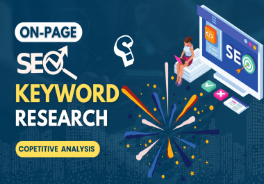 I will research keywords,  do on-page and monthly SEO service