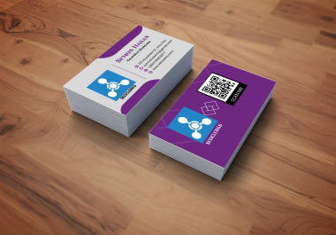 I Will Design Creative Modern Business Card with QR Scan For Your Business