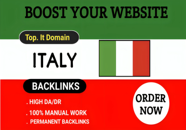 I will make 1300+ Italy based domains IT backlinks with off-page SEO