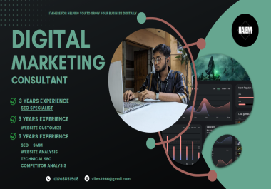 SEO audit report with competitor analysis