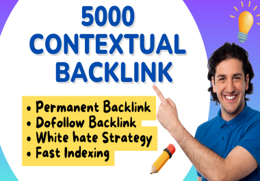 Create High Quality Dofollow High DA PA 5000 Contextual Backlinks