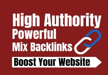 I will do 100 mix do follow backlinks to high da pa websites