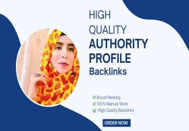 I will create 100 social media profile backlinks