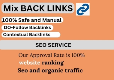 I will do 100 SEO mixed backlinks on high-PR site