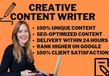 I will be your freelance content writer and writer