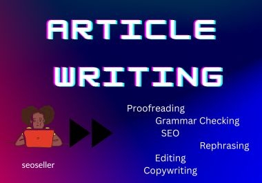 Write SEO 600 words article for you