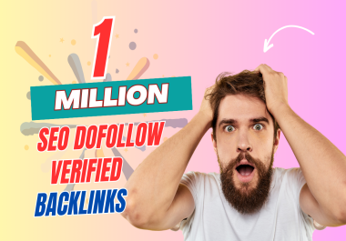 Build 1 million verified blog comment seo dofollow backlinks skyrocket ranking your site