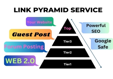 Boost your website with 3 tiler link pyramid seo backlinks