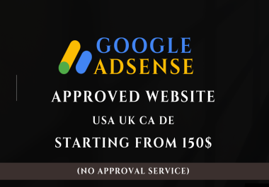 I will provide google adsense approved website