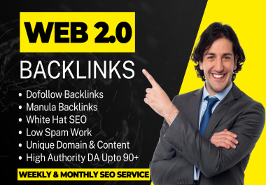I will create manually 120 fully optimized web 2.0 blogs backlinks