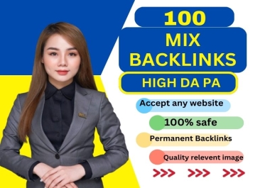 I will rank your manual high 100 mix SEO backlinks with white hat link building