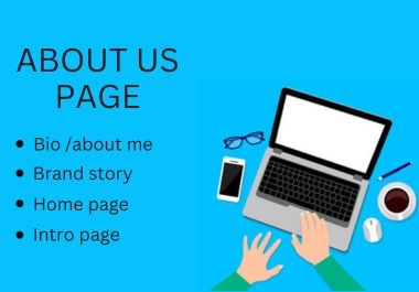 I will write an original about us page or brand story for your business
