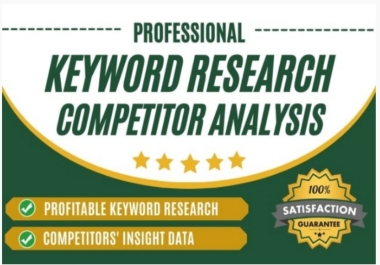 SEO keyward research and competitive analysis