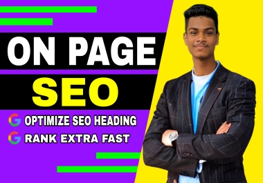 i will do onpage and technical optimization of your website