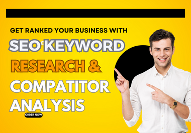 seo keyword research for ranking and competitor analysis
